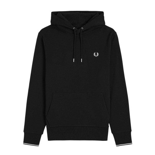 Front - Fred Perry Mens Logo Hoodie