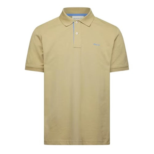 Front - Gant Mens Contrast Logo Polo Shirt