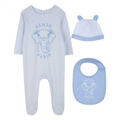 Front - Kenzo Baby Top & Bottom Set