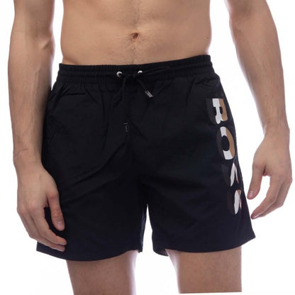 Front - Hugo Boss Mens Bold Swim Shorts