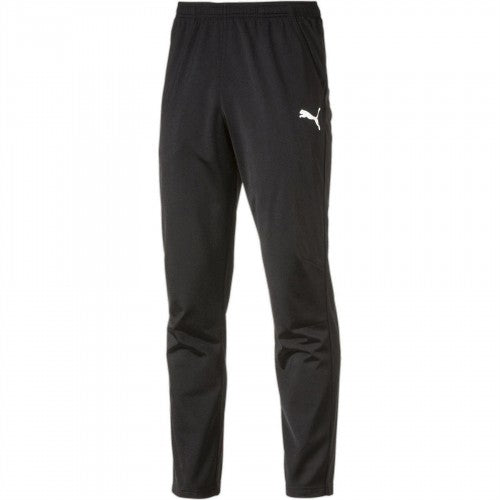 Front - Puma Mens Liga Tapered Tracksuit Bottoms