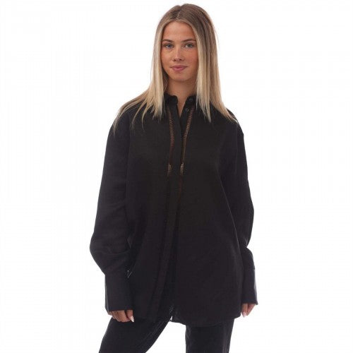 Front - Hugo Womens/Ladies Linen Blend Blouse
