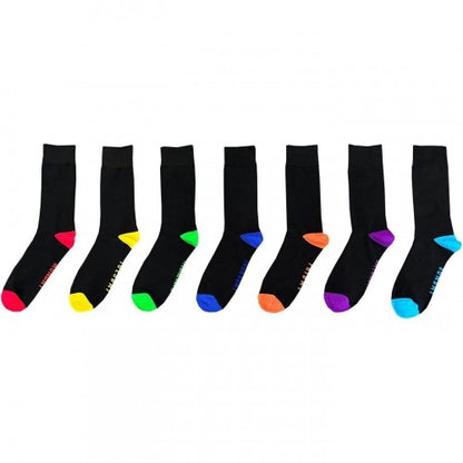 Front - Firetrap Mens Contrast Socks (Pack of 7)