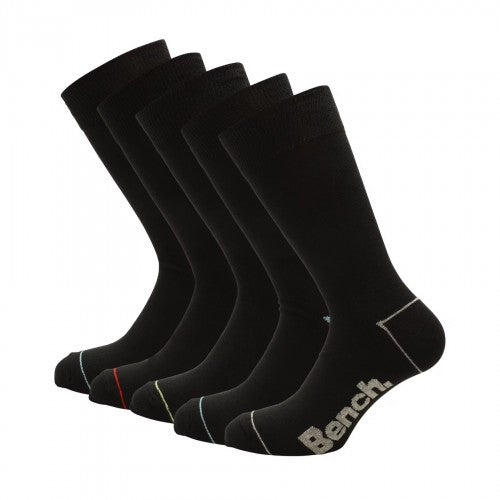 Front - Bench Mens Prax Sports Socks (Pack of 5)