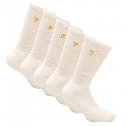 Front - Farah Mens Ayres Sports Socks (Pack of 5)