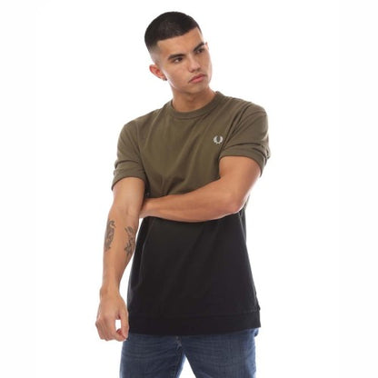 Front - Fred Perry Mens Ombre T-Shirt