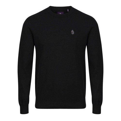 Front - Luke 1977 Mens Radon Crew Neck Jumper