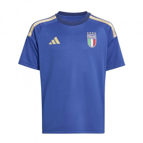Front - Adidas Childrens/Kids Italy Football Jersey