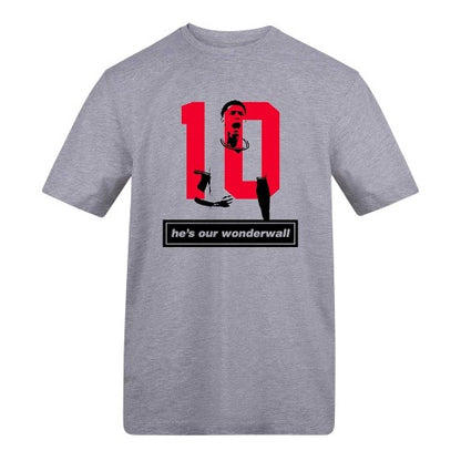 Front - AWD Mens Hes Our Wonderwall T-Shirt