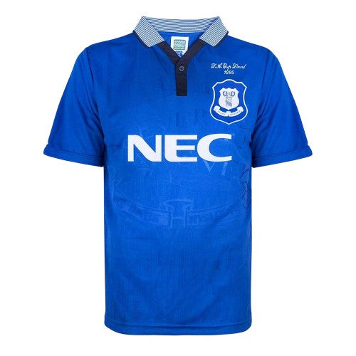Front - Score Draw Mens 95 Everton FC Polyester Football Jersey