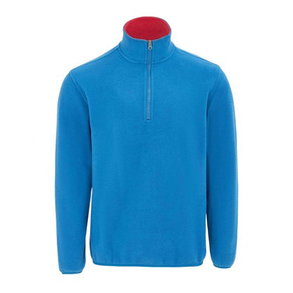 Front - Donnay Mens Quarter Zip Fleece Jacket