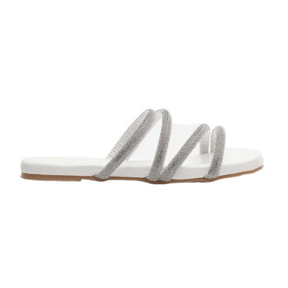 Front - No Doubt Womens/Ladies Diamante Strappy Sandals