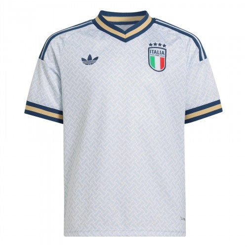 Front - Adidas Childrens/Kids World Cup 2026 Italy Away Shirt