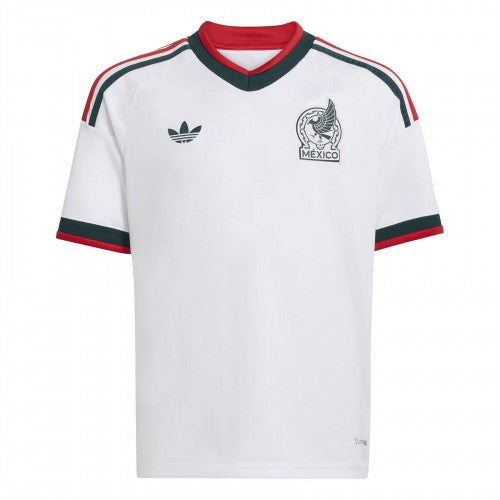 Front - Adidas Childrens/Kids World Cup 2026 Mexico Away Shirt