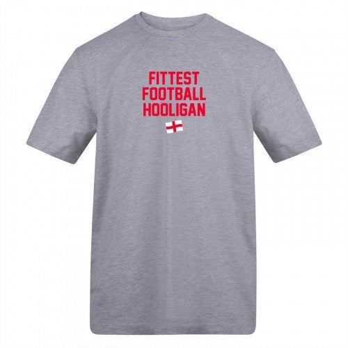 Front - AWD Mens Fittest Football Hooligan T-Shirt