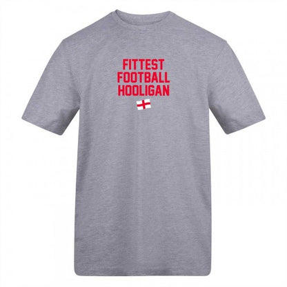 Front - AWD Mens Fittest Football Hooligan T-Shirt