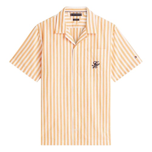 Front - Tommy Hilfiger Mens Striped Weave Shirt