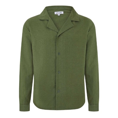 Front - Belier Mens Plain Long-Sleeved Shirt
