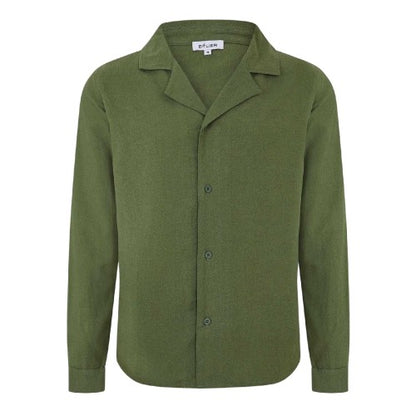 Front - Belier Mens Plain Long-Sleeved Shirt