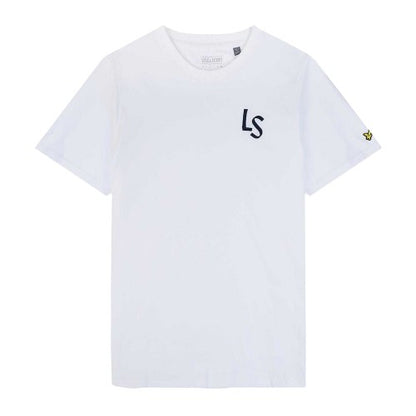Front - Lyle & Scott Mens LS Logo T-Shirt