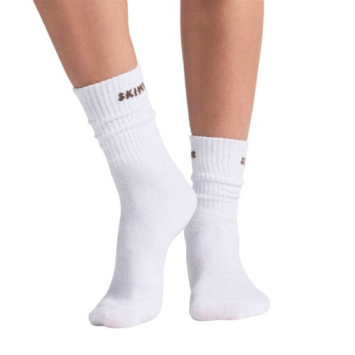 Front - Skims Womens/Ladies Logo Trainer Socks (Pack of 3)
