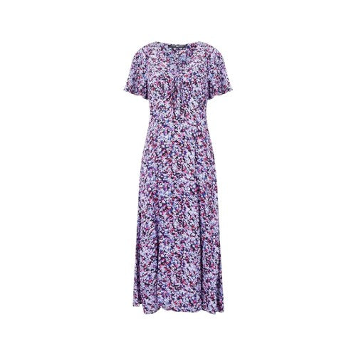 Front - French Connection Womens/Ladies Lizzy Fitted And Flared Midi Dress