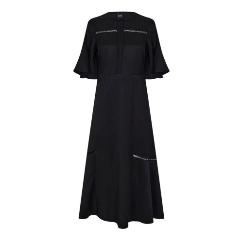 Front - Boss Womens/Ladies Dileina Maxi Crew Neck Skater Dress