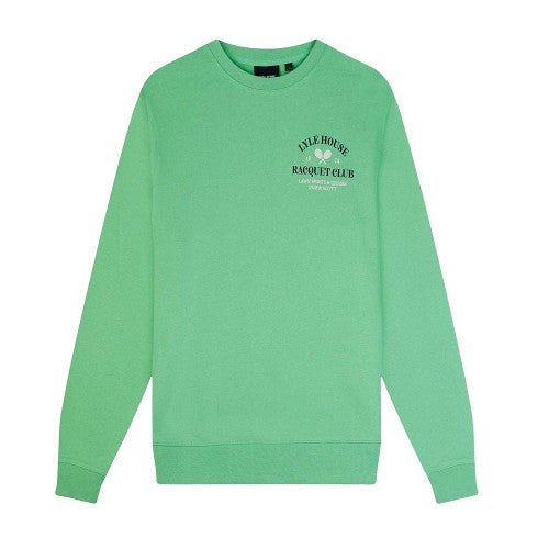 Front - Lyle & Scott Mens Racquet Club Graphic Sweatshirt