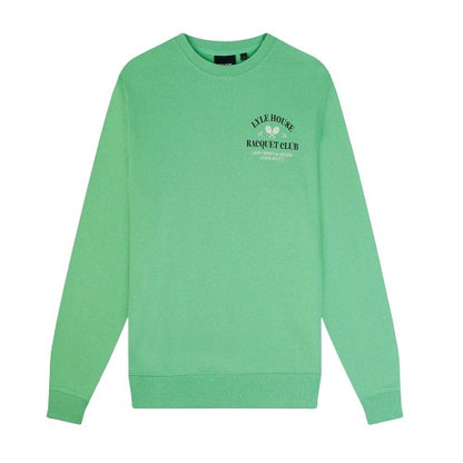 Front - Lyle & Scott Mens Racquet Club Graphic Sweatshirt