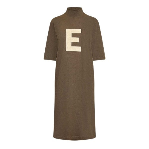 Front - Fear Of God Essentials Womens/Ladies Letter E T-Shirt Dress