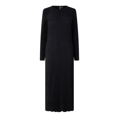 Front - Pieces Womens/Ladies Crew Neck Long-Sleeved Maxi Dress