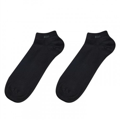 Front - Boss Unisex Adult Cotton Trainer Socks (Pack of 2)