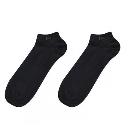Front - Boss Unisex Adult Cotton Trainer Socks (Pack of 2)