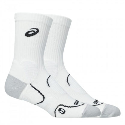 Front - Asics Unisex Adult Crew Socks