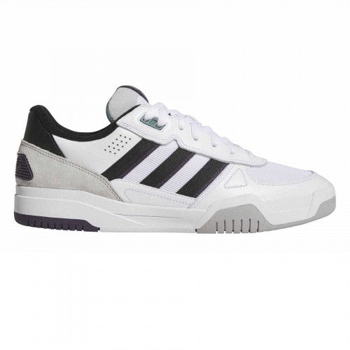 Front - Adidas Mens Tekkira Cup 3 Stripes Leather Walking Shoes