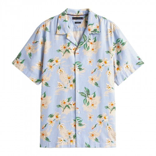 Front - Tommy Hilfiger Mens Floral Lightweight Shirt