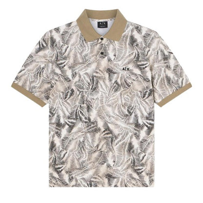 Front - Armani Exchange Mens Classic Polo Shirt