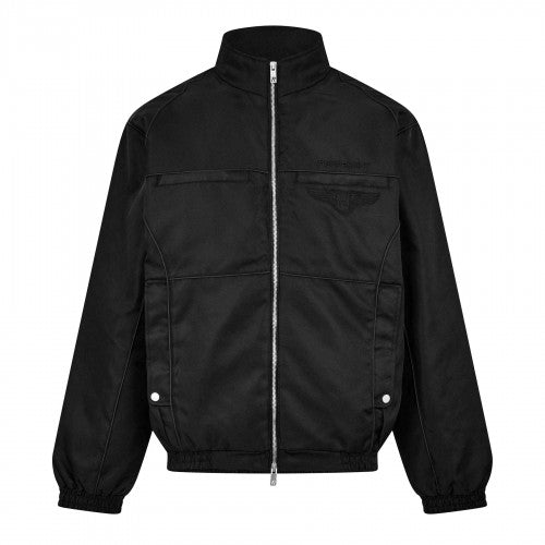 Front - Represent Mens Ribbed Collar Bomber Jacket