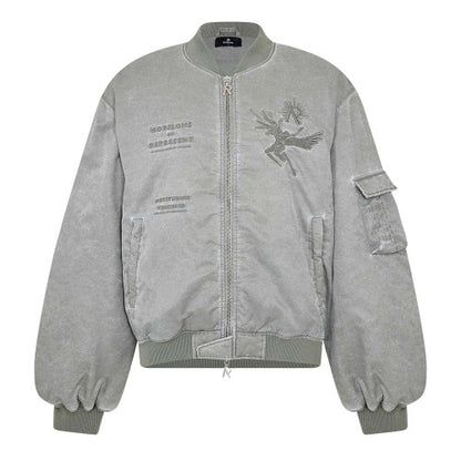 Front - Represent Mens Water Resistant Tailored Bomber Jacket
