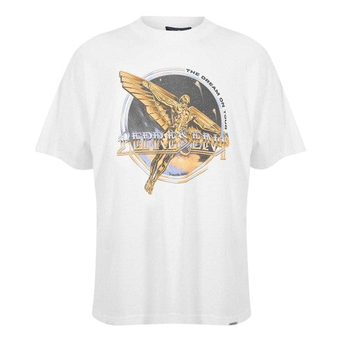 Front - Represent Mens Golden Tour Oversized T-Shirt