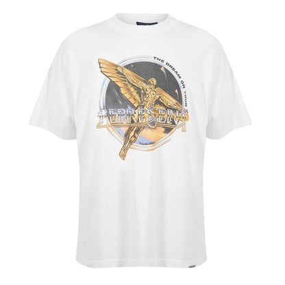 Front - Represent Mens Golden Tour Oversized T-Shirt