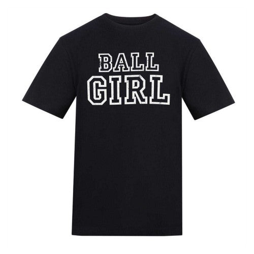 Front - AWD Unisex Adult Ball Girl Tennis T-Shirt