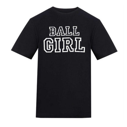 Front - AWD Unisex Adult Ball Girl Tennis T-Shirt