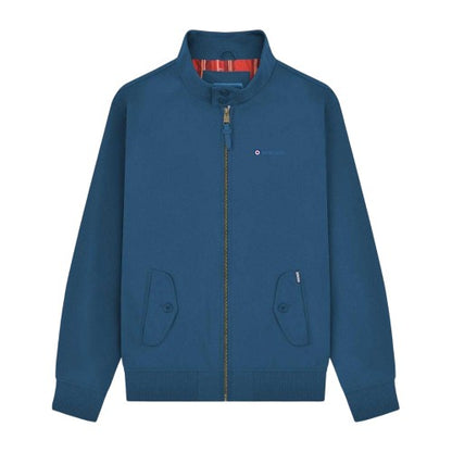 Front - Lambretta Mens Ribbed Cuff Harrington Jacket