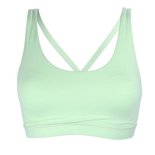 Front - Adidas Womens/Ladies Me Medium Support Sports Bra