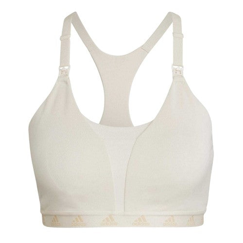 Front - Adidas Womens/Ladies Grow Positivity Nursing Sports Bra
