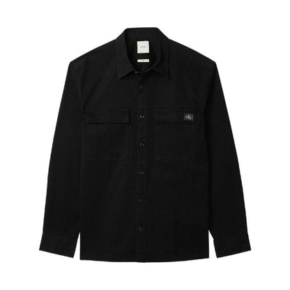 Front - Calvin Klein Mens Relaxed Fit Overshirt