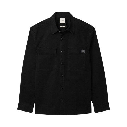 Front - Calvin Klein Mens Relaxed Fit Overshirt