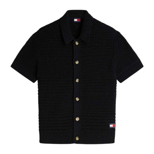 Front - Tommy Jeans Mens Short-Sleeved Shirt