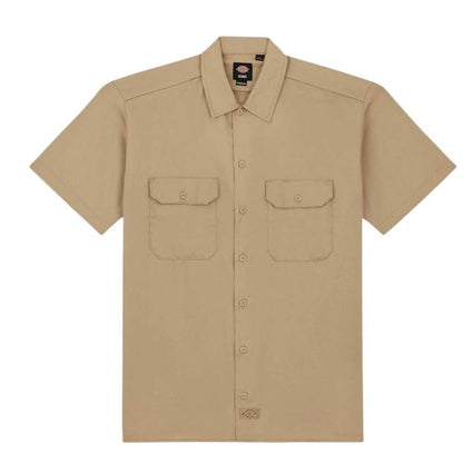 Front - Dickies Mens Relaxed Fit Short-Sleeved Shirt